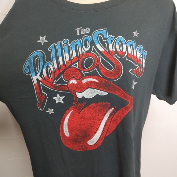 Free People Daydreamer Rolling Stones Tee Size L - Picture 4 of 11